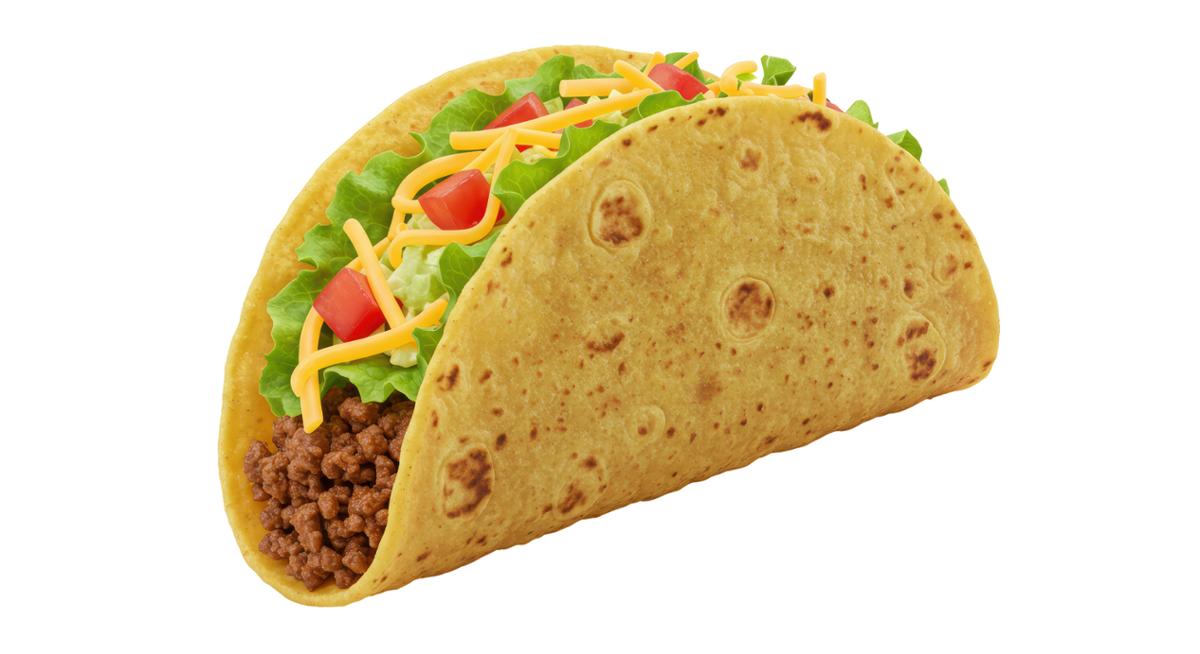 Walking taco with chips, beef, and toppings